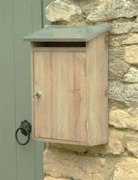 wooden post boxes for outside